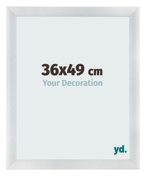 Fotokader 36x49cm Zilver Mat MDF Pisa Voorzijde Maat | Yourdecoration.be