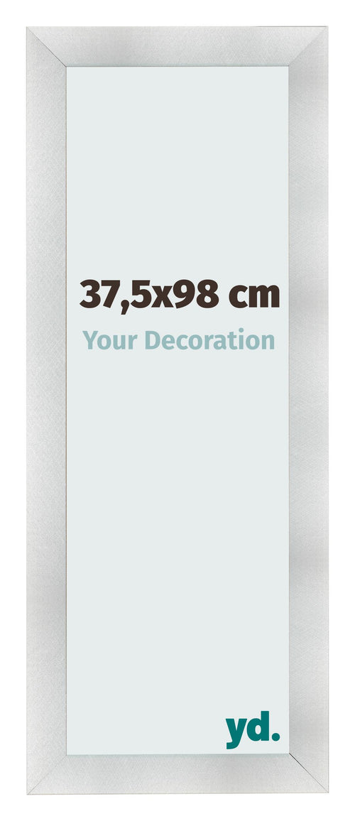 Fotokader 37 5x98cm Aluminium Geborsteld MDF Pisa Voorzijde Maat | Yourdecoration.be