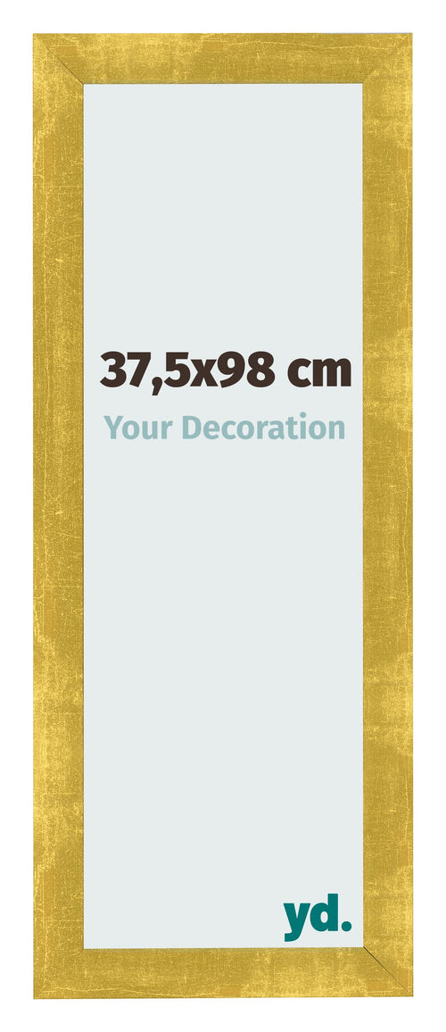 Fotokader 37 5x98cm Goud Vintage MDF Pisa Voorzijde Maat | Yourdecoration.be