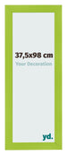 Fotokader 37 5x98cm Groen MDF Pisa Voorzijde Maat | Yourdecoration.be