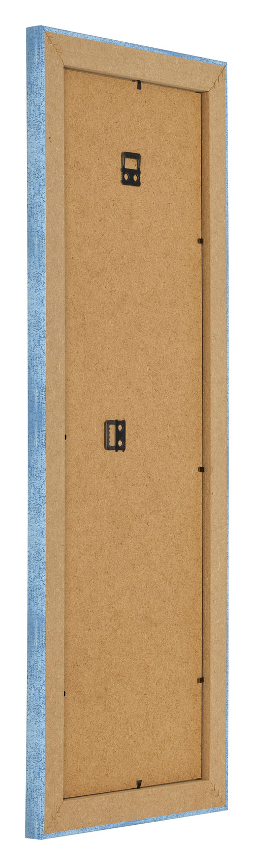 Fotokader 37 5x98cm Helder Blauw Geveegd MDF Pisa Achterzijde Schuin | Yourdecoration.be