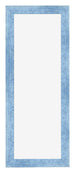 Fotokader 37 5x98cm Helder Blauw Geveegd MDF Pisa Voorzijde | Yourdecoration.be
