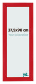 Fotokader 37 5x98cm Rood MDF Pisa Voorzijde Maat | Yourdecoration.be