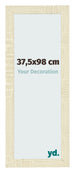 Fotokader 37 5x98cm Sonoma Eiken MDF Pisa Voorzijde Maat | Yourdecoration.be