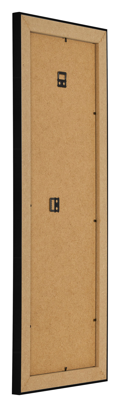 Fotokader 37 5x98cm Zwart Hoogglans MDF Pisa Achterzijde Schuin | Yourdecoration.be