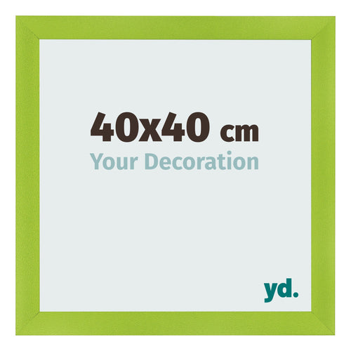 Fotokader 40x40cm Groen MDF Pisa Voorzijde Maat | Yourdecoration.be