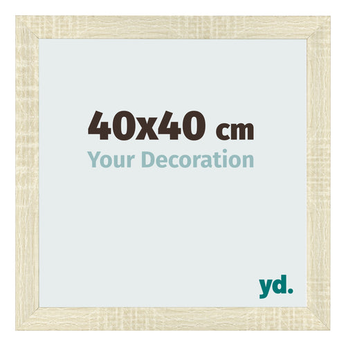 Fotokader 40x40cm Sonoma Eiken MDF Pisa Voorzijde Maat | Yourdecoration.be