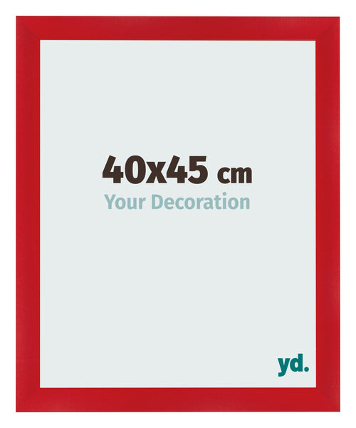 Fotokader 40x45cm Rood MDF Pisa Voorzijde Maat | Yourdecoration.be