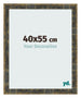 Fotokader 40x55cm Blauw Goud Gemeleerd MDF Pisa Voorzijde Maat | Yourdecoration.be