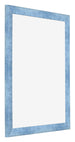 Fotokader 40x55cm Helder Blauw Geveegd MDF Pisa Voorzijde Schuin | Yourdecoration.be