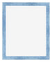 Fotokader 40x55cm Helder Blauw Geveegd MDF Pisa Voorzijde | Yourdecoration.be