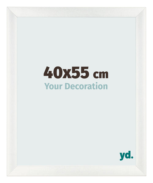 Fotokader 40x55cm Wit Geveegd MDF Pisa Voorzijde Maat | Yourdecoration.be