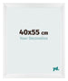 Fotokader 40x55cm Wit Hoogglans MDF Pisa Voorzijde Maat | Yourdecoration.be