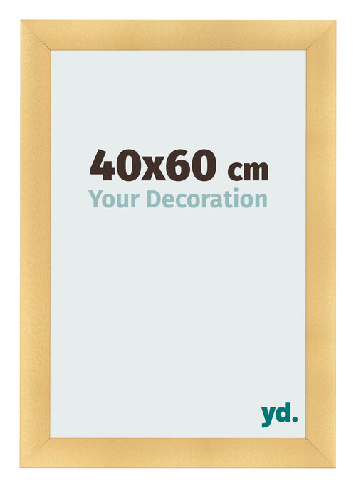 Fotokader 40x60cm Goud Mat MDF Pisa Voorzijde Maat | Yourdecoration.be