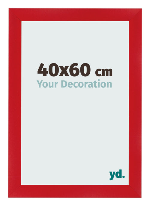 Fotokader 40x60cm Rood MDF Pisa Voorzijde Maat | Yourdecoration.be