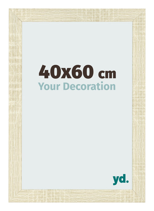Fotokader 40x60cm Sonoma Eiken MDF Pisa Voorzijde Maat | Yourdecoration.be