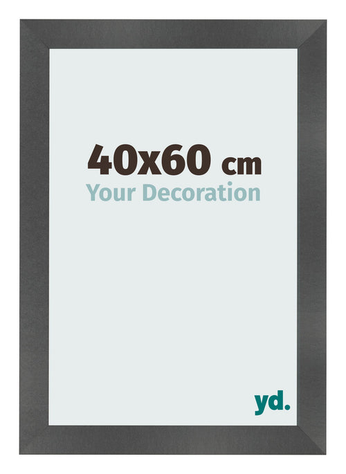 Fotokader 40x60cm Zwart Mat MDF Pisa Voorzijde Maat | Yourdecoration.be