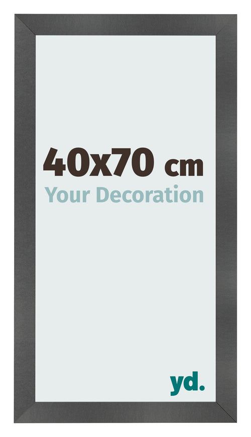 Fotokader 40x70cm Zwart Mat MDF Pisa Voorzijde Maat | Yourdecoration.be