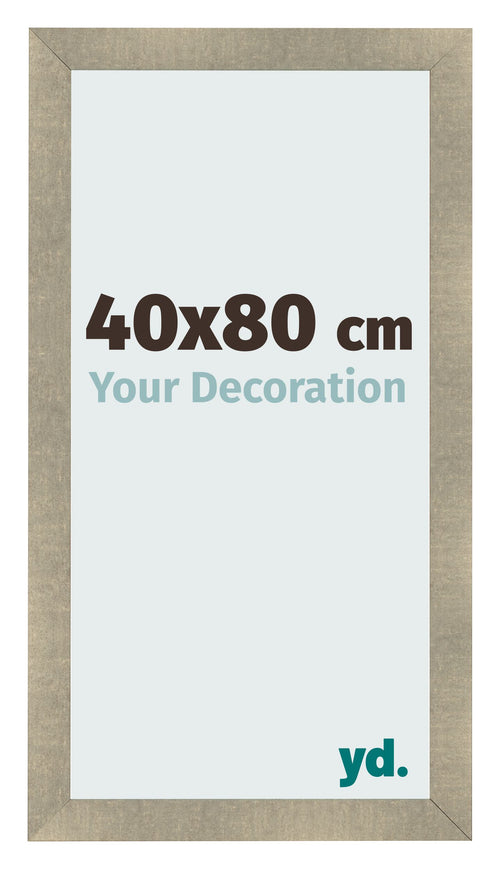 Fotokader 40x80cm Goud Antiek MDF Pisa Voorzijde Maat | Yourdecoration.be