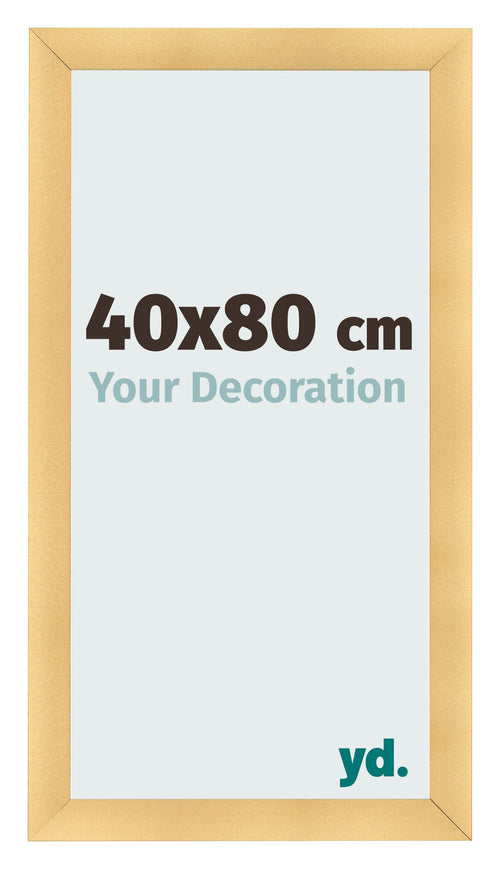 Fotokader 40x80cm Goud Mat MDF Pisa Voorzijde Maat | Yourdecoration.be