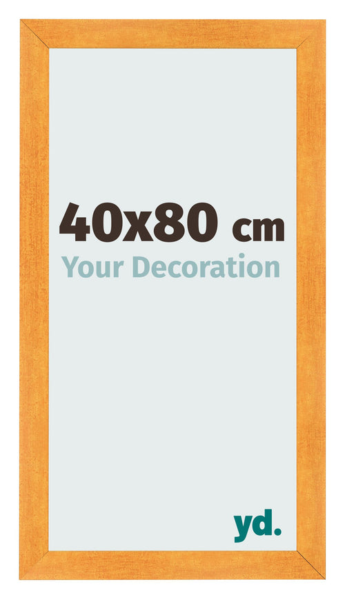 Fotokader 40x80cm Oranje MDF Pisa Voorzijde Maat | Yourdecoration.be