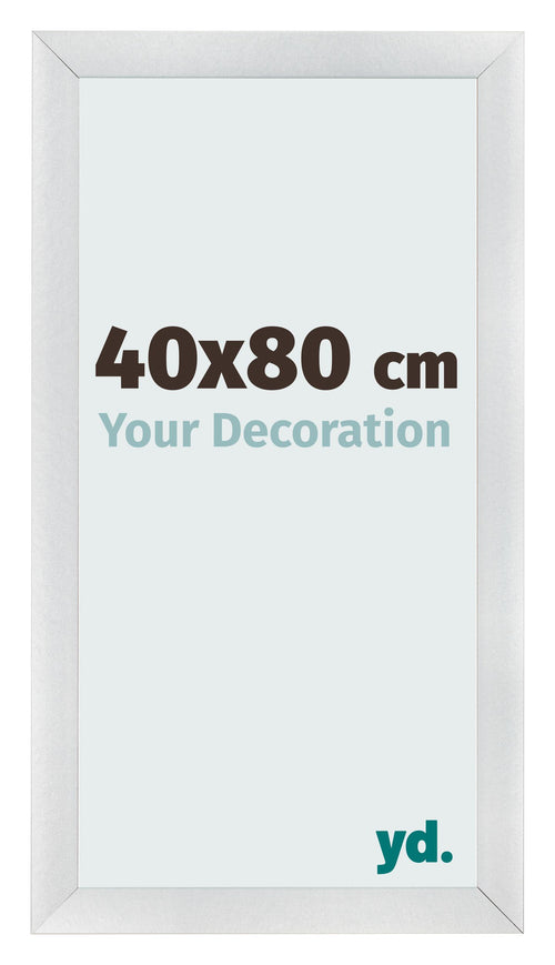 Fotokader 40x80cm Zilver Mat MDF Pisa Voorzijde Maat | Yourdecoration.be