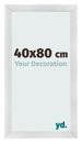 Fotokader 40x80cm Zilver Mat MDF Pisa Voorzijde Maat | Yourdecoration.be