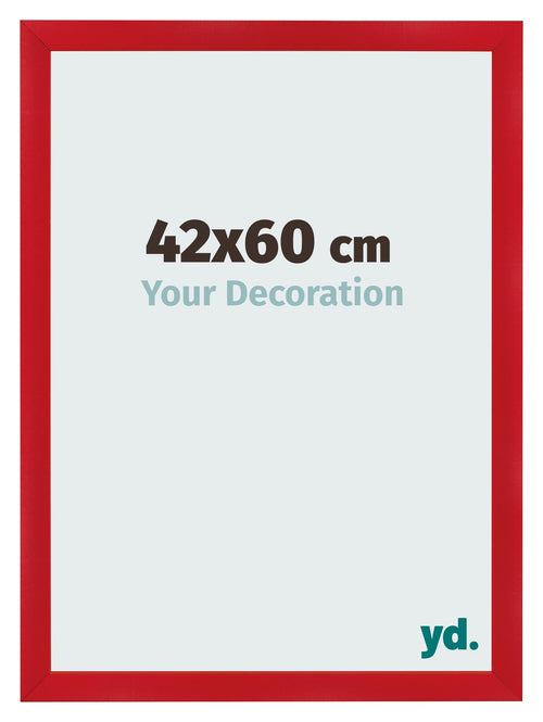 Fotokader 42x60cm Rood MDF Pisa Voorzijde Maat | Yourdecoration.be