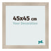 Fotokader 45x45cm Eiken Licht MDF Pisa Voorzijde Maat | Yourdecoration.be