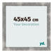 Fotokader 45x45cm Metaal Vintage MDF Pisa Voorzijde Maat | Yourdecoration.be