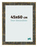 Fotokader 45x60cm Blauw Goud Gemeleerd MDF Pisa Voorzijde Maat | Yourdecoration.be