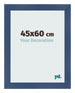 Fotokader 45x60cm Donkerblauw Geveegd MDF Pisa Voorzijde Maat | Yourdecoration.be