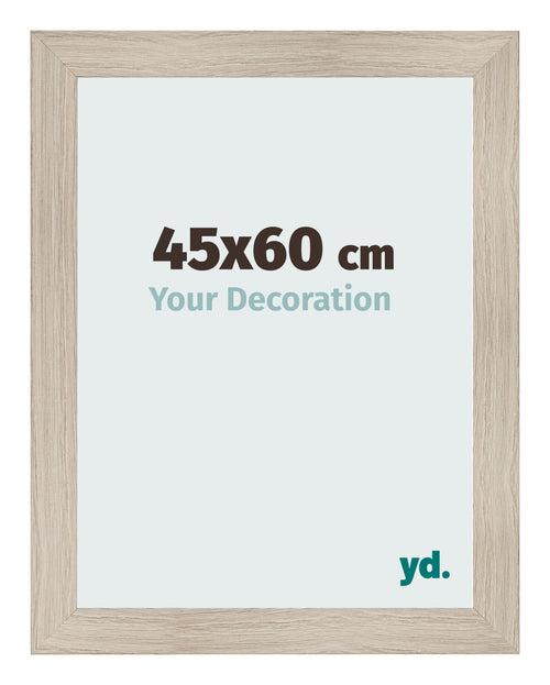 Fotokader 45x60cm Eiken Licht MDF Pisa Voorzijde Maat | Yourdecoration.be