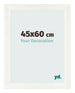 Fotokader 45x60cm Wit Geveegd MDF Pisa Voorzijde Maat | Yourdecoration.be