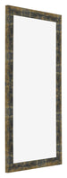 Fotokader 45x80cm Blauw Goud Gemeleerd MDF Pisa Voorzijde Schuin | Yourdecoration.be