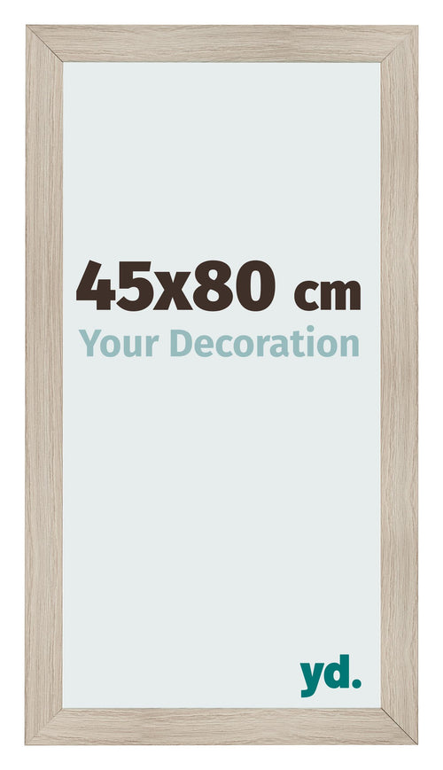 Fotokader 45x80cm Eiken Licht MDF Pisa Voorzijde Maat | Yourdecoration.be