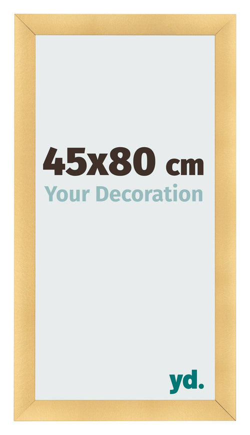 Fotokader 45x80cm Goud Mat MDF Pisa Voorzijde Maat | Yourdecoration.be