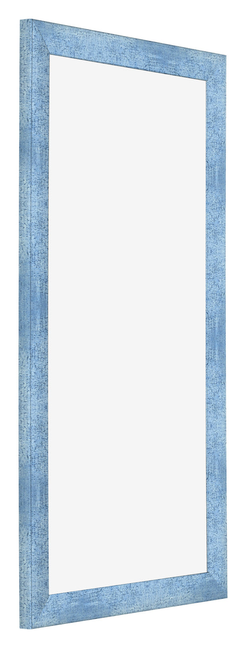 Fotokader 45x80cm Helder Blauw Geveegd MDF Pisa Voorzijde Schuin | Yourdecoration.be