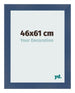 Fotokader 46x61cm Donkerblauw Geveegd MDF Pisa Voorzijde Maat | Yourdecoration.be
