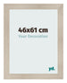 Fotokader 46x61cm Eiken Licht MDF Pisa Voorzijde Maat | Yourdecoration.be