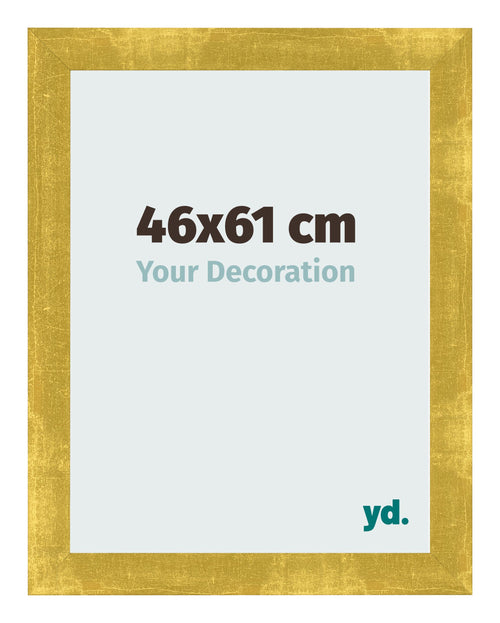 Fotokader 46x61cm Goud Vintage MDF Pisa Voorzijde Maat | Yourdecoration.be
