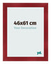 Fotokader 46x61cm Wijnrood Geveegd MDF Pisa Voorzijde Maat | Yourdecoration.be