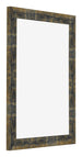 Fotokader 48x64cm Blauw Goud Gemeleerd MDF Pisa Voorzijde Schuin | Yourdecoration.be