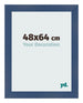 Fotokader 48x64cm Donkerblauw Geveegd MDF Pisa Voorzijde Maat | Yourdecoration.be
