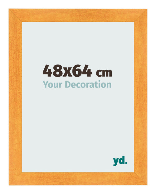 Fotokader 48x64cm Oranje MDF Pisa Voorzijde Maat | Yourdecoration.be