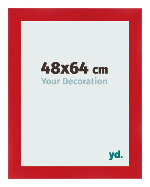 Fotokader 48x64cm Rood MDF Pisa Voorzijde Maat | Yourdecoration.be