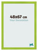 Fotokader 48x67cm Groen MDF Pisa Voorzijde Maat | Yourdecoration.be