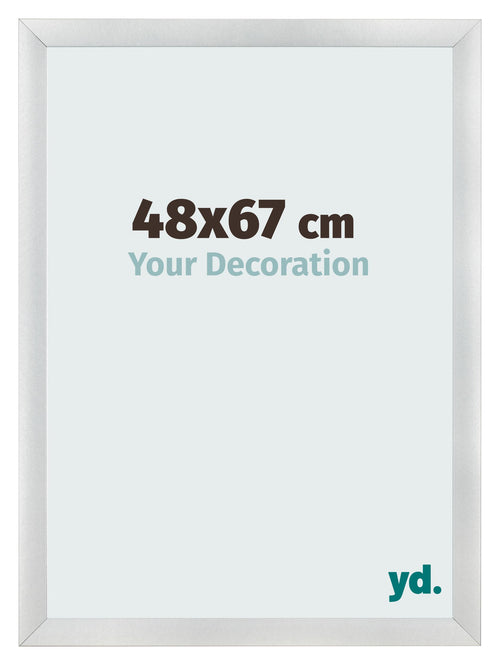 Fotokader 48x67cm Zilver Mat MDF Pisa Voorzijde Maat | Yourdecoration.be