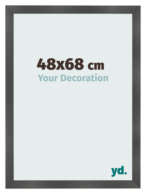 Fotokader 48x68cm Zwart Mat MDF Pisa Voorzijde Maat | Yourdecoration.be