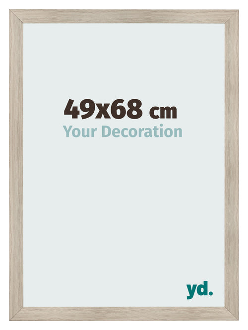 Fotokader 49x68cm Eiken Licht MDF Pisa Voorzijde Maat | Yourdecoration.be